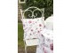 Bavlněná chňapka-podložka s růžemi Rustic Rose - 20*20 cm Clayre & Eef