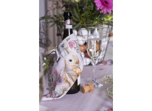 6ks bavlněné ubrousky s králíčkem Happy Bunny - 40*40 cm