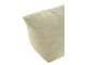 Béžovo-zelený kožený puf / sedák Pouf cross low - 80*45*54cm J-Line by Jolipa