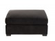 Černá sametová podnožka Nalmi black - 113*100*60cm J-Line by Jolipa