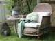 Přírodní ratanové křeslo Old French chair - 76*110*100 cm Chic Antique