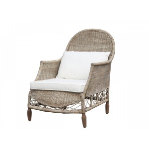 Přírodní ratanové křeslo Old French chair - 76*110*100 cm