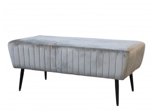 Latté sametová lavice Marat Sofa velour - 100*42*50cm