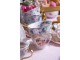 Porcelánový šálek a podšálek Garden IX - 12*10*6 / Ø 15*2 cm / 200 ml Clayre & Eef