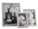 Stříbrný dekorativní fotorámeček s flitry Glitter silver - 15*2*20 cm / 13*18cm J-Line by Jolipa