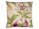 Béžový čtvercový polštář s ptáčky Paisley bird white - 45*45*10cm Mars & More 