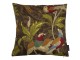 Hnědý čtvercový polštář s ptáčky Paisley bird taupe - 45*45*10cm Mars & More 
