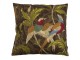 Hnědý čtvercový polštář s ptáčky Paisley bird taupe - 45*45*10cm Mars & More 