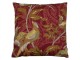 Vínový čtvercový polštář s ptáčky Paisley bird red - 45*45*10cm Mars & More 