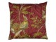 Vínový čtvercový polštář s ptáčky Paisley bird red - 45*45*10cm Mars & More 