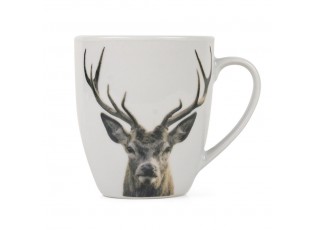 Porcelánový hrnek s jelenem Red Deer - 12*9*10cm/0,4L