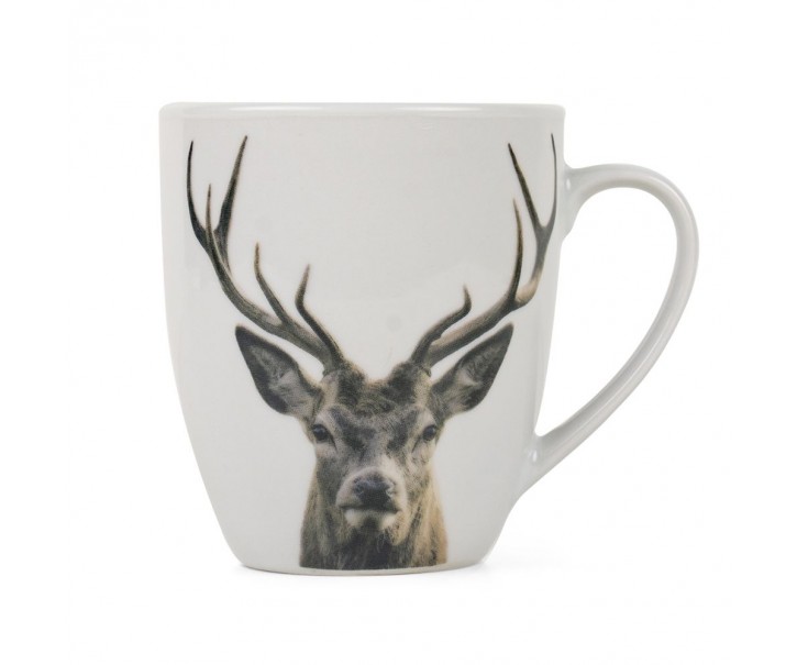 Porcelánový hrnek s jelenem Red Deer - 12*9*10cm/0,4L Mars & More 