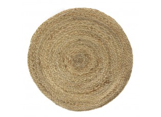 Kulaté jutové prostírání / předložka Fronie - Ø 43cm