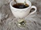 Zlaté sítko na čaj ve tvaru srdce Strainer tea - 5*1,5*5 cm Chic Antique