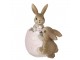 Dekorace králíčků s vajíčkem - 9*5*10 cm Clayre & Eef