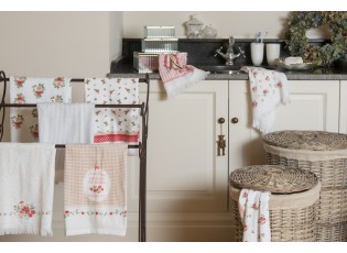 Porcelánový kelímek na zubní kartáčky se zlatým pruhem - Ø 7*12 cm