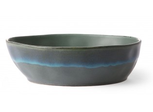 2ks mechová miska na těstoviny 70s moss - Ø 20*5cm/800ml