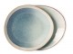 2ks mlhový zelený dezertní talíř 70s mist - Ø 22*2cm HKLIVING