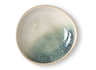 2ks mlhová zelená větší miska /talíř 70s mist - Ø 22*5cm 