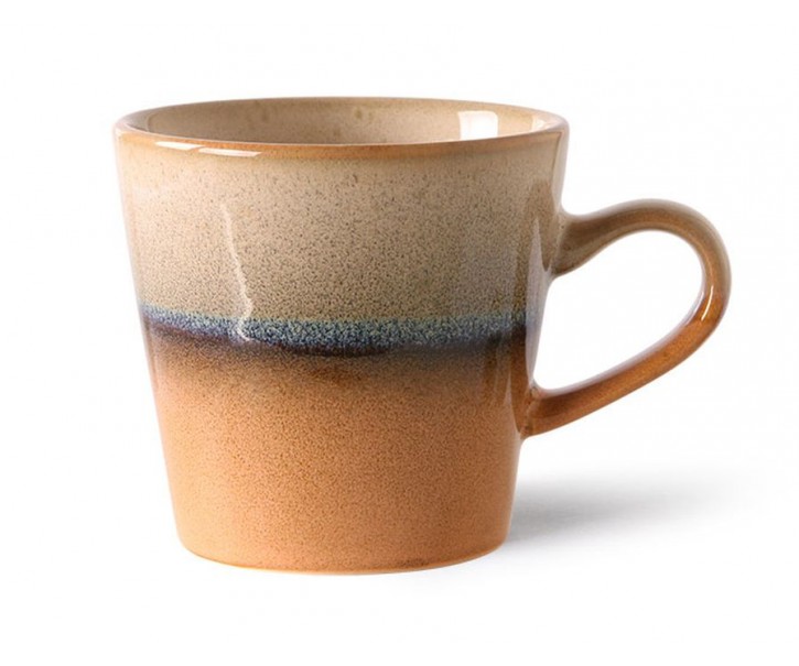 Barevný retro hrnek na Americano 70s tornado - 11*8,5*8cm / 260ml HKLIVING