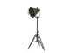 Šedá stojací lampa na trojnožce s bronzovou patinou Damyan - 35*30*77 cm/40W Light & Living