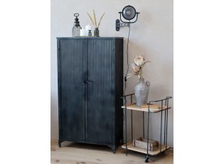 Černá retro nástěnná lampa s patinou Factory - 43*17*33cm/ E27/ 40W