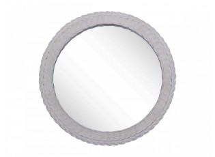 Krémové antik nástěnné zrcadlo Braide - 29*1,5 cm