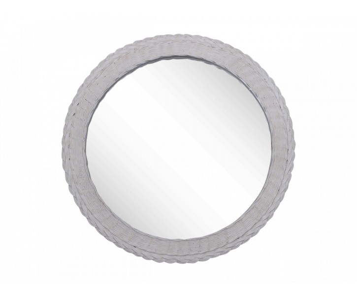 Krémové antik nástěnné zrcadlo Braide - 29*1,5 cm Chic Antique