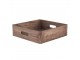Dřevěný dekorativní podnos (sada 3 ks) - 24*24*6 / 20*20*6 / 16*16*6 cm Clayre & Eef
