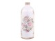 Keramická dekorační váza s růžemi Rose pattern L - Ø 11*31cm Chic Antique