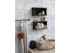 Dřevěná černá retro bedýnka Brick old black - 30*15*10 cm Chic Antique