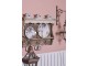Velký porcelánový hrnek s motivem květin a ptáčka Pivoine - 12*8*10 cm / 0,36 l Clayre & Eef