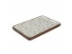 Hnědý dřevěný dekorativní tác s malbou Elis - 30*20*2 cm Clayre & Eef