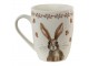 Porcelánový hrnek Rustic Easter Bunny - 12*8*10 cm / 350 ml Clayre & Eef