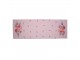 Růžový bavlněný běhoun na stůl s růžemi Dotty Rose - 50*140 cm Clayre & Eef