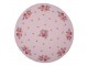 Růžová kulatá utěrka s růžemi Dotty Rose - Ø 80 cm Clayre & Eef