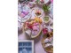 Růžový bavlněný ubrus na stůl s růžemi Dotty Rose - 150*250 cm Clayre & Eef
