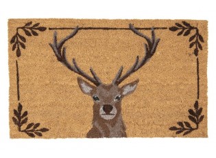 Kokosová rohožka s jelenem Cosy Lodge - 75*45*1 cm