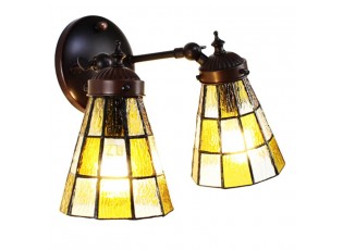 Nástěnná lampa Tiffany Chessboa - 30*23*23 cm E14/max 2*25W