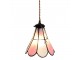 Závěsná lampa Tiffany FlowerArc pink - 18*15*115 cm E14/max 1*25W Clayre & Eef