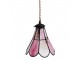 Závěsná lampa Tiffany FlowerArc pink - 18*15*115 cm E14/max 1*25W Clayre & Eef