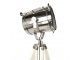 Stojací lampa ve tvaru reflektoru Tomba shiny Chrome - 46*46*165 CM/E27 Collectione