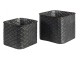 2ks zinkový antik dekorační obal na květináč - 20*20*17 / 18*18*14 cm Clayre & Eef