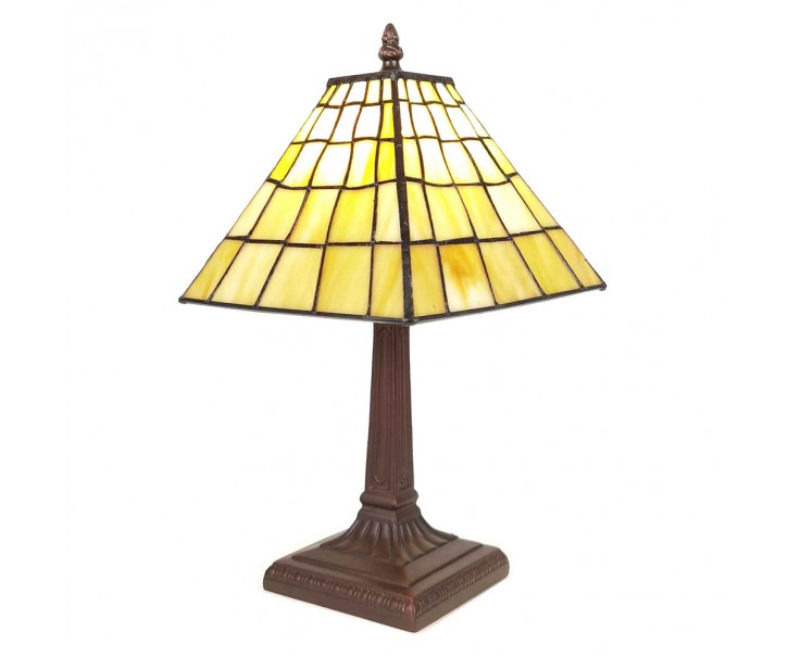 Stolní lampa Tiffany Marisol - Ø 20*34 cm E14/max 1*25W Clayre & Eef