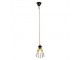 Závěsná Tiffany lampa žluté detaily Yello - Ø 15*115 cm E14/max 1*25W Clayre & Eef