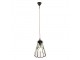 Závěsná Tiffany lampa modré detaily BlueRhom - Ø 15*115 cm E14/max 1*25W Clayre & Eef