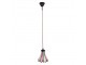 Závěsná lampa Tiffany Flower pink - Ø 15*115 cm E14/max 1*25W Clayre & Eef