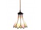 Závěsná lampa Tiffany Flower pink - Ø 15*115 cm E14/max 1*25W Clayre & Eef