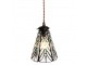 Závěsná Tiffany lampa modré kamínky BlueEye - Ø 15*115 cm E14/max 1*25W Clayre & Eef
