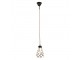 Závěsná Tiffany lampa kamínky TransparentEye - Ø 15*115 cm E14/max 1*25W Clayre & Eef